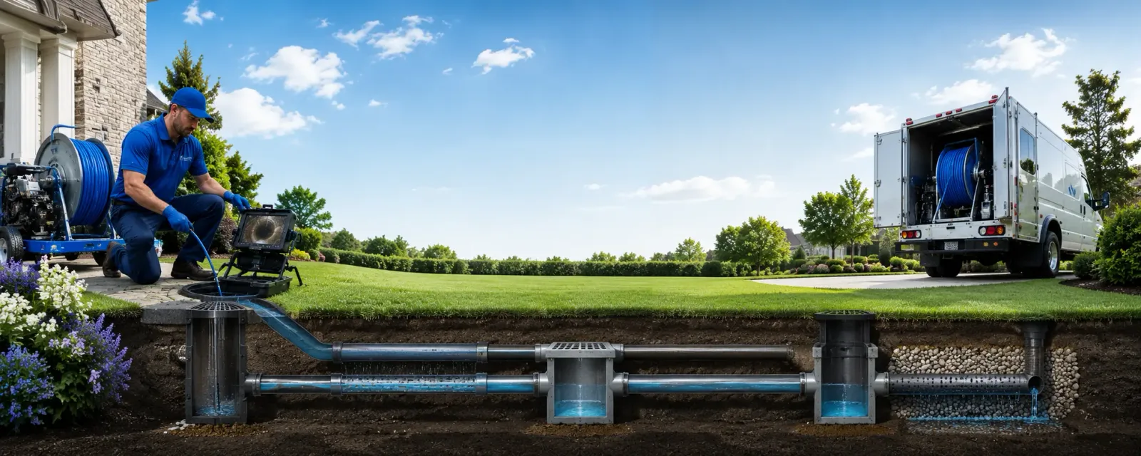 Outdoor drain cleaning information for Bolivia, NC